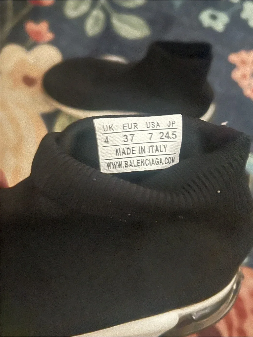 Balenciaga sock style